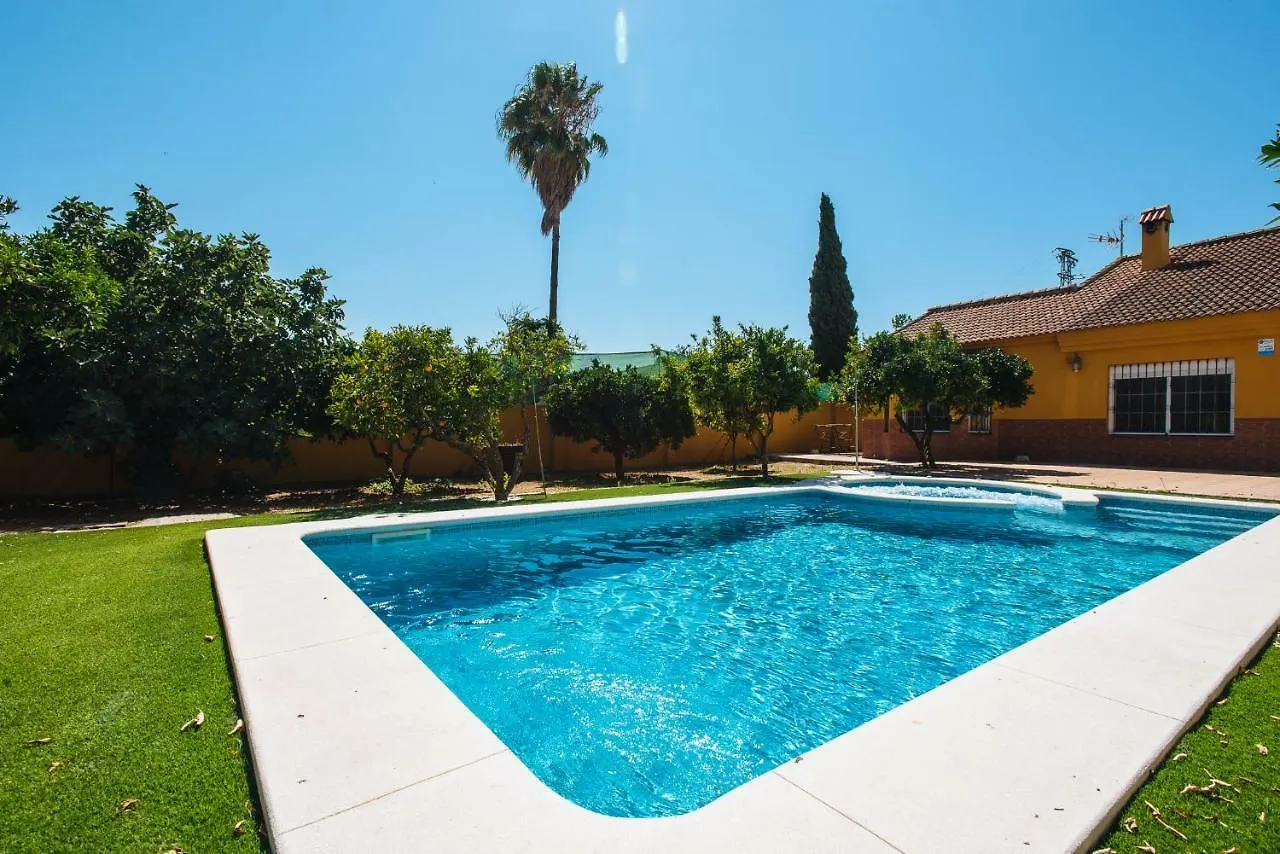 Almensilla Villa Oasis Los Naranjos Con Jacuzzi 15 Min Sevilla 0*,