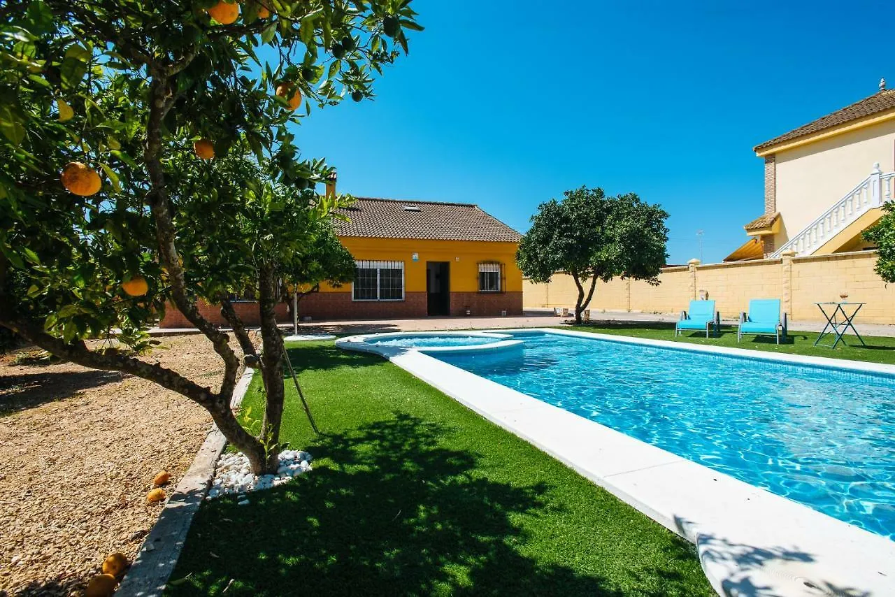 Almensilla Villa Oasis Los Naranjos Con Jacuzzi 15 Min Sevilla